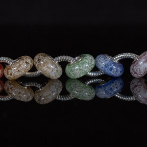 Armband med glaspärlor för kremeringsaska, smycken med aska för hundar och katter, armband med glaspärlor för minnesaska och kremeringsaska bild 7