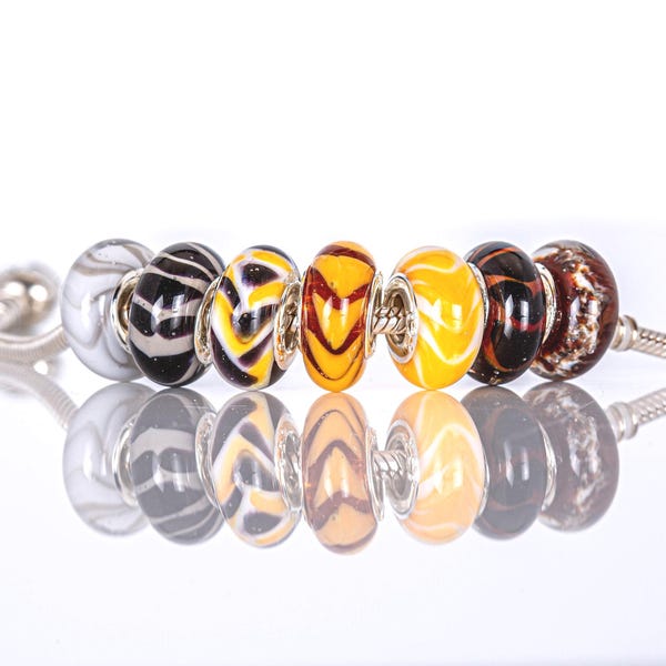 Pet Feuerbestattung Asche Glasperle, Hund Katze Charm Bead, Erinnerungsstück Charm Andenken, Cremains Charm, Ascheperle passt für Pandora Armbänder
