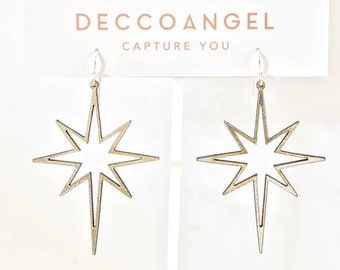 Orecchini A Goccia In Pelle A Forma Di Albero Di Natale, Leggeri E Grandi, Ipoallergenici, Regalo Per Donne E Ragazze Per Le Feste - 3