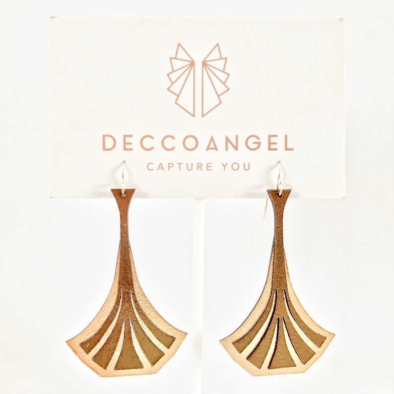 Statement earrings they look amazing and glamorous on Great for special events or any day to shine! unique and elegant Art Deco inspired