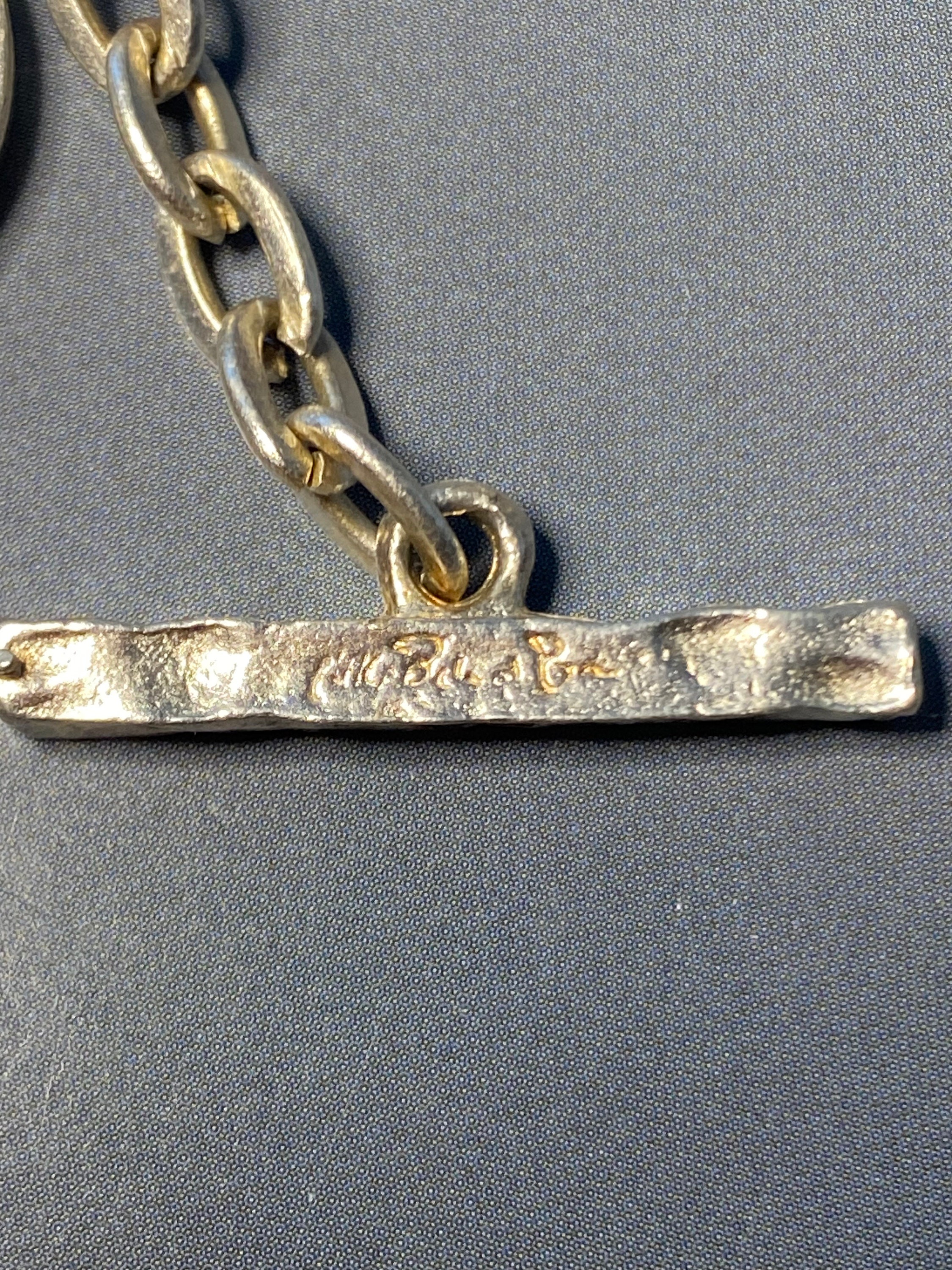 Collier Biche De Bere Paris - Collier épais (chunky) Moderne Couleur Argent - Rare