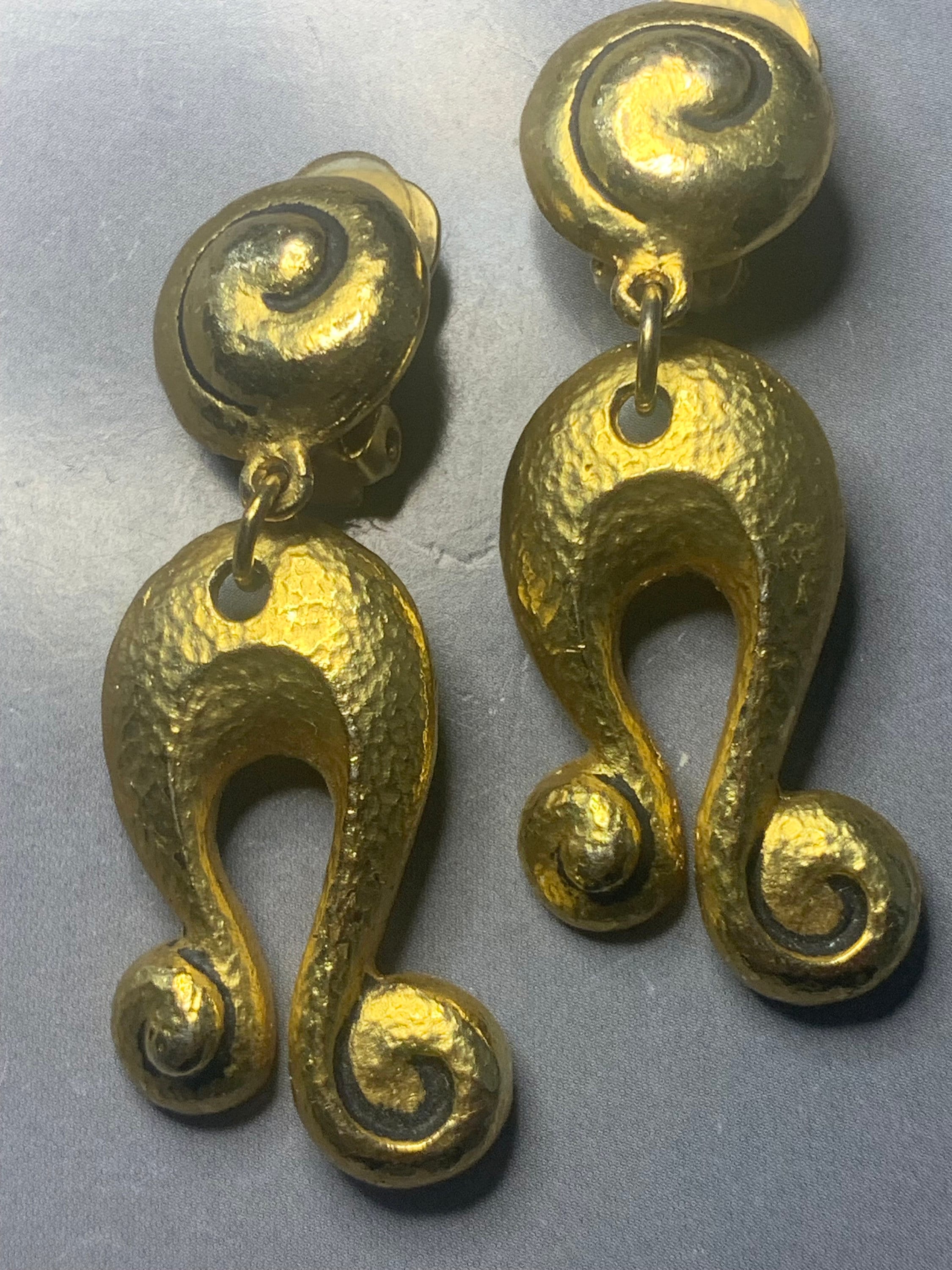 Lot De Boucles D'oreilles Vintage Marc Labat - Perles, Dormeuses Dorées, Pendantes