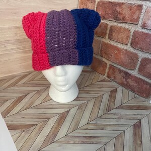 Pride Crochet “Cat Hat” - Hat with Cat Ears