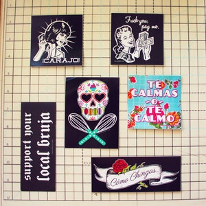 STICKER PACKS / Choose your own mix / Sets of 3 or 6 Vinyl or Matte Stickers / Laptop Phone Notebook Stickers