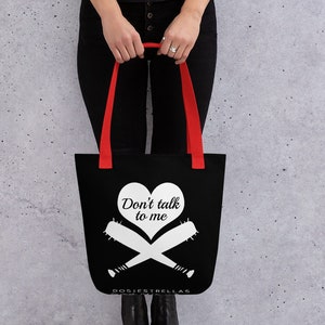 DON&#39;T Talk To Me / Fledermaus Art Tote Bag