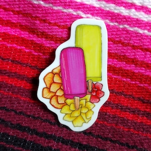 Paletas Popsicles / Mexican Ice Cream VINYL 2&quot; Sticker / Stationery Planner Notebook Sticker
