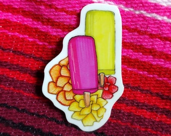 Paletas Popsicles / Mexican Ice Cream VINYL 2" Sticker / Stationery Planner Notebook Sticker