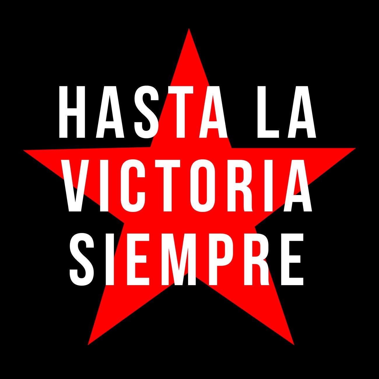 T-SHIRT CHE GUEVARA CUBA REVOLUCION HASTA LA VICTORIA MITO 1 S-M-L