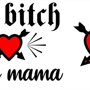 BAD Bish GOOD Mama / Cute Camping style Enamel Mug image 4