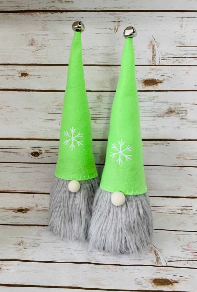Gnome Christmas Door Stopper Fabric Doorstop Cotton Etsy