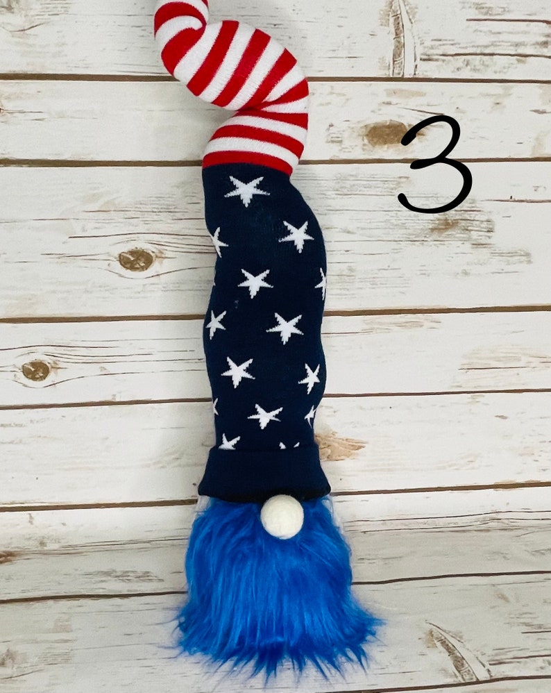 Gnome Patriotic Door Stopper Fabric Doorstop Cotton Etsy