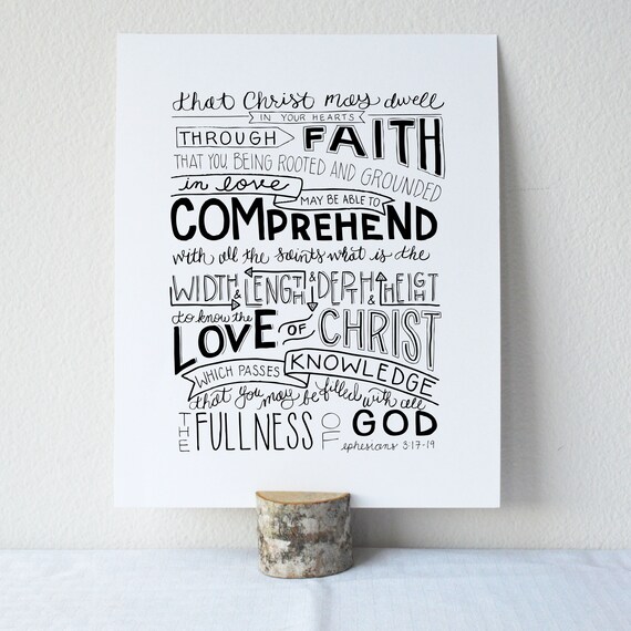 Efesios 3 17 19 Biblia Imprimible Verso Arte Impresion 8x10 Etsy Efesios 3 17 19 Biblia Imprimible Verso Arte Impresion 8x10 Etsy