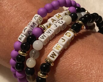 Personalized Name WWJD Bracelets, Custom Name Bracelet