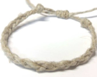 Adjustable Hemp Bracelet, Handmade Bracelet, Braided Bracelet, Boho Bracelet, Friendship Bracelet, Bracelet, Jewelry, Candmjewelrydesigns.