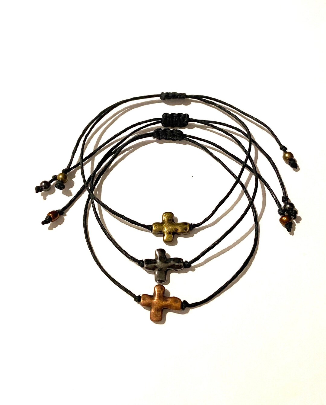 Cross String Bracelet Hemp Bracelet Hemp Anklet Man Ankle Bracelet Christian Jewelry Teen