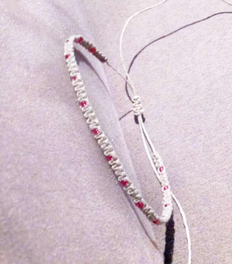 Thin Bracelet Minimalist Jewelry Hemp JewelryBracelet Thin Bracelet Unisex Bracelet Custom Thin Hemp Ankle Bracelet Thin Hemp Anklet