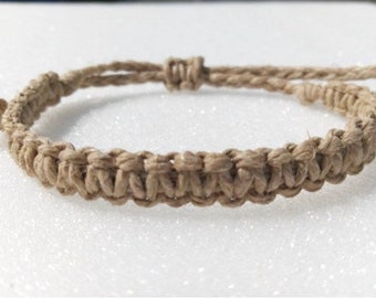 Braided Hemp Bracelet Ankle Bracelet Hemp Anklet Adjustable Bracelet Hemp Jewelry Hemp Twine Bracelet Hemp Bracelets Mens Christmas Gift