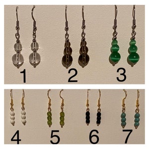 Hypoallergenic Dangle Earrings, Crystal Earrings, Drop Earrings Hypoallergenic Earrings for Her, dangle & drop green earrings, simple, small