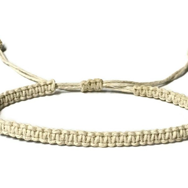 Hemp Anklet Etsy