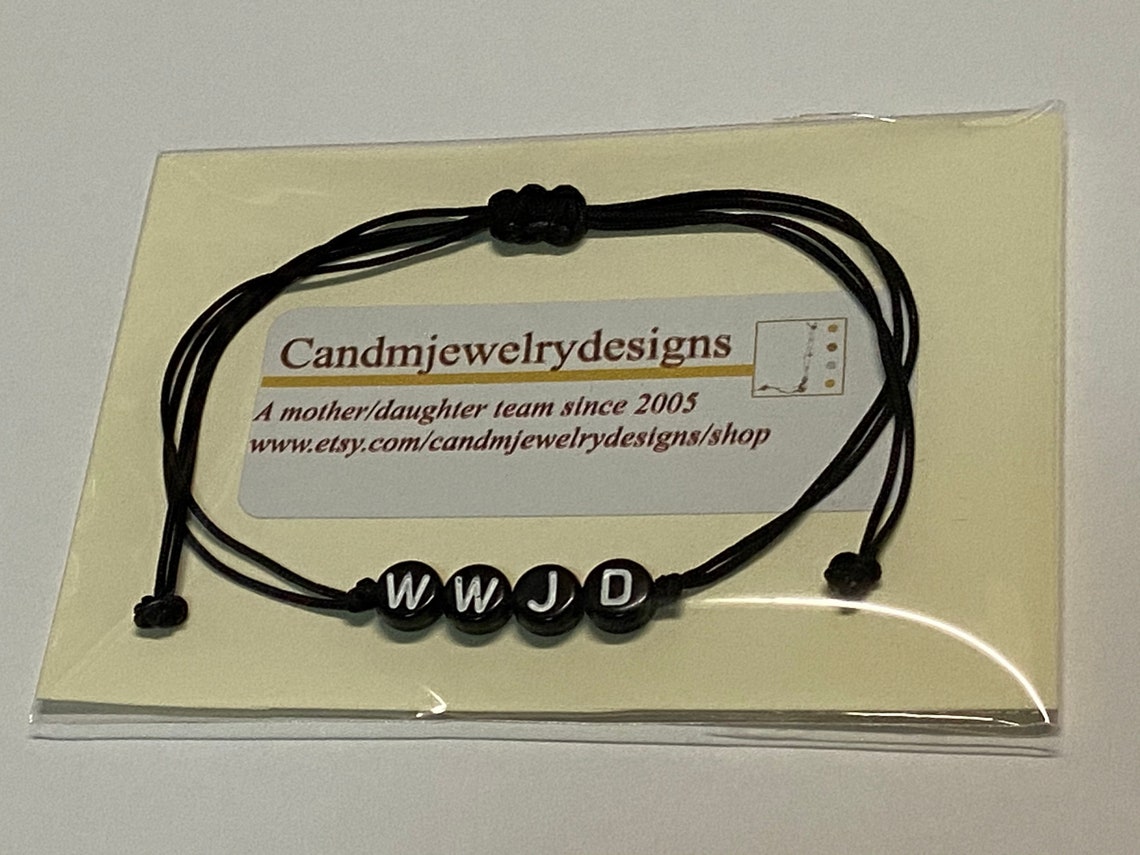 WWJD Bracelets HWLF Bracelet Adjustable Ankle Bracelet He Etsy