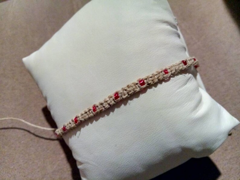 Thin Bracelet Minimalist Jewelry Hemp JewelryBracelet Thin Bracelet Unisex Bracelet Custom Thin Hemp Ankle Bracelet Thin Hemp Anklet