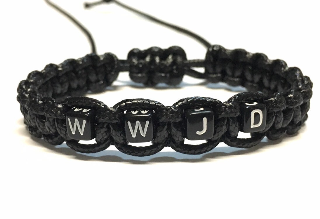 WWJD Bracelets Cord Bracelet Wwjd Bracelet Men Christmas Gift Etsy