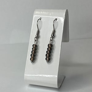 Handmade Beaded Dangle Earrings: Stainless Steel Bridesmaid Gifts