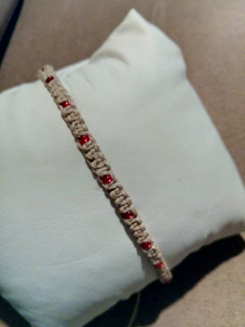 Thin Bracelet Minimalist Jewelry Hemp JewelryBracelet Thin Bracelet Unisex Bracelet Custom Thin Hemp Ankle Bracelet Thin Hemp Anklet