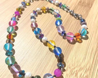 Colorful Layering Necklaces for Women Handmade Jewelry Gifts Boho Jewellery