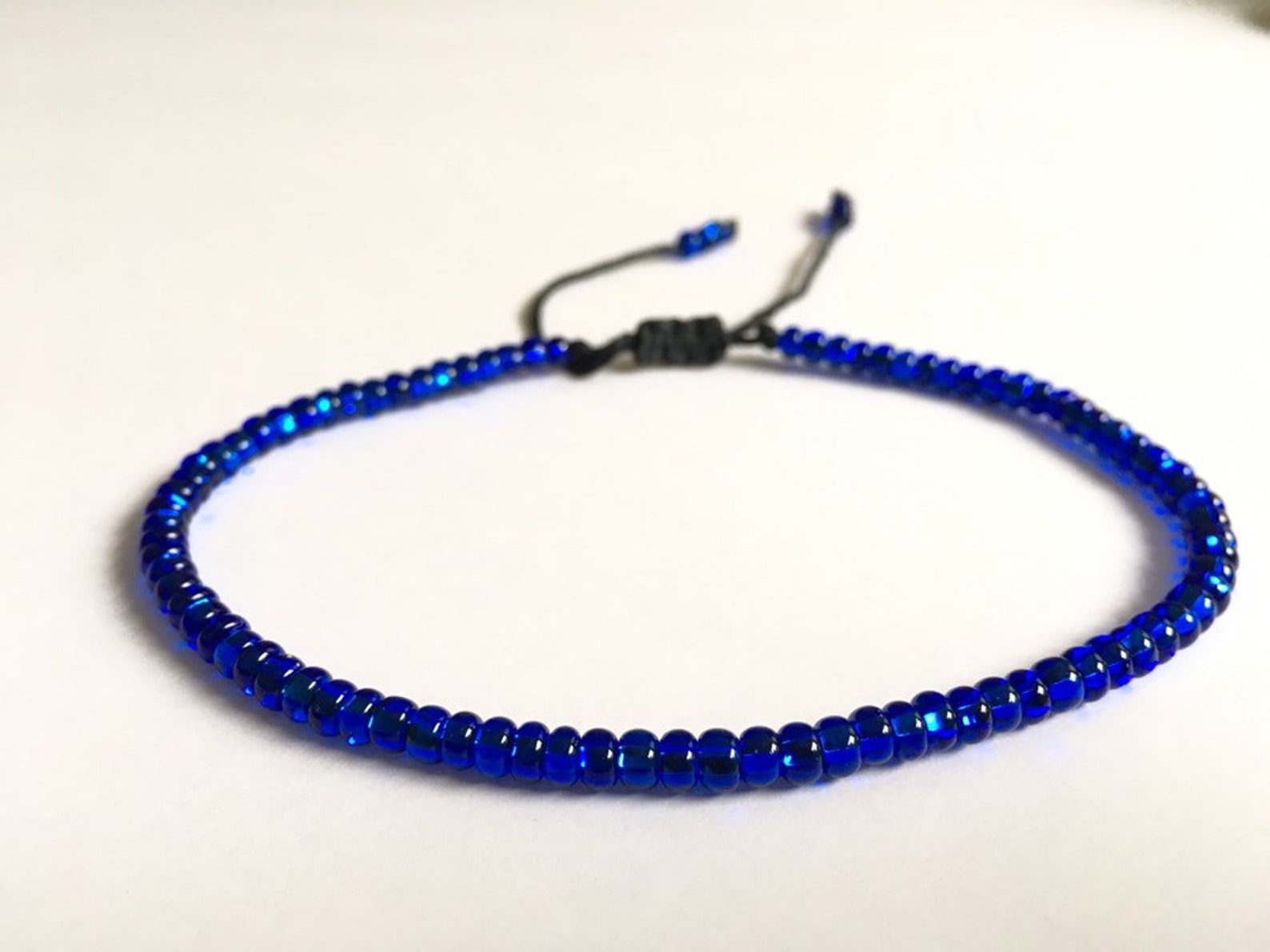 Hemp Anklet Handmade String Ankle Bracelet Boho Beaded Etsy.de