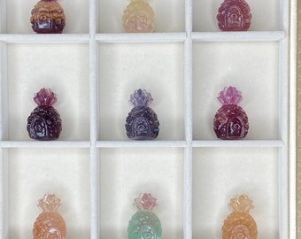 Pineapple Fluorite Crystal Carving