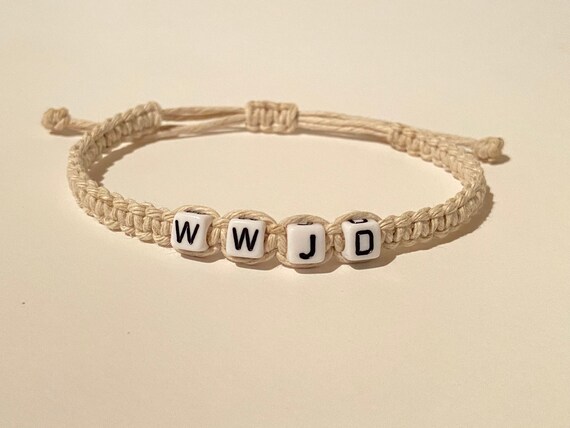 wwjd bracelet etsy