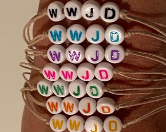 Easter Basket Fillers Wwjd Bracelets Hemp Bracelet Ankle Bracelet Stackable Bracelet Custom Jewelry Hemp Bracelet Christian Jewelry