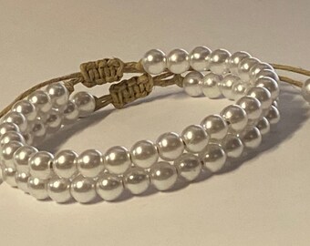 Pearl Hemp Ankle Bracelet Adjustable Hemp Bracelet Boho Bride Bracelet Pearl Anklet Hemp Jewelry Pearl Bracelet Adjustable Hemp Anklet Pearl