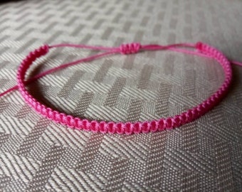 Custom Ankle Bracelet Adjustable Cord Bracelet Anklet Macrame Bracelet Nylon Cord Bracelet String Ankle Bracelet Christmas Stocking Stuffer