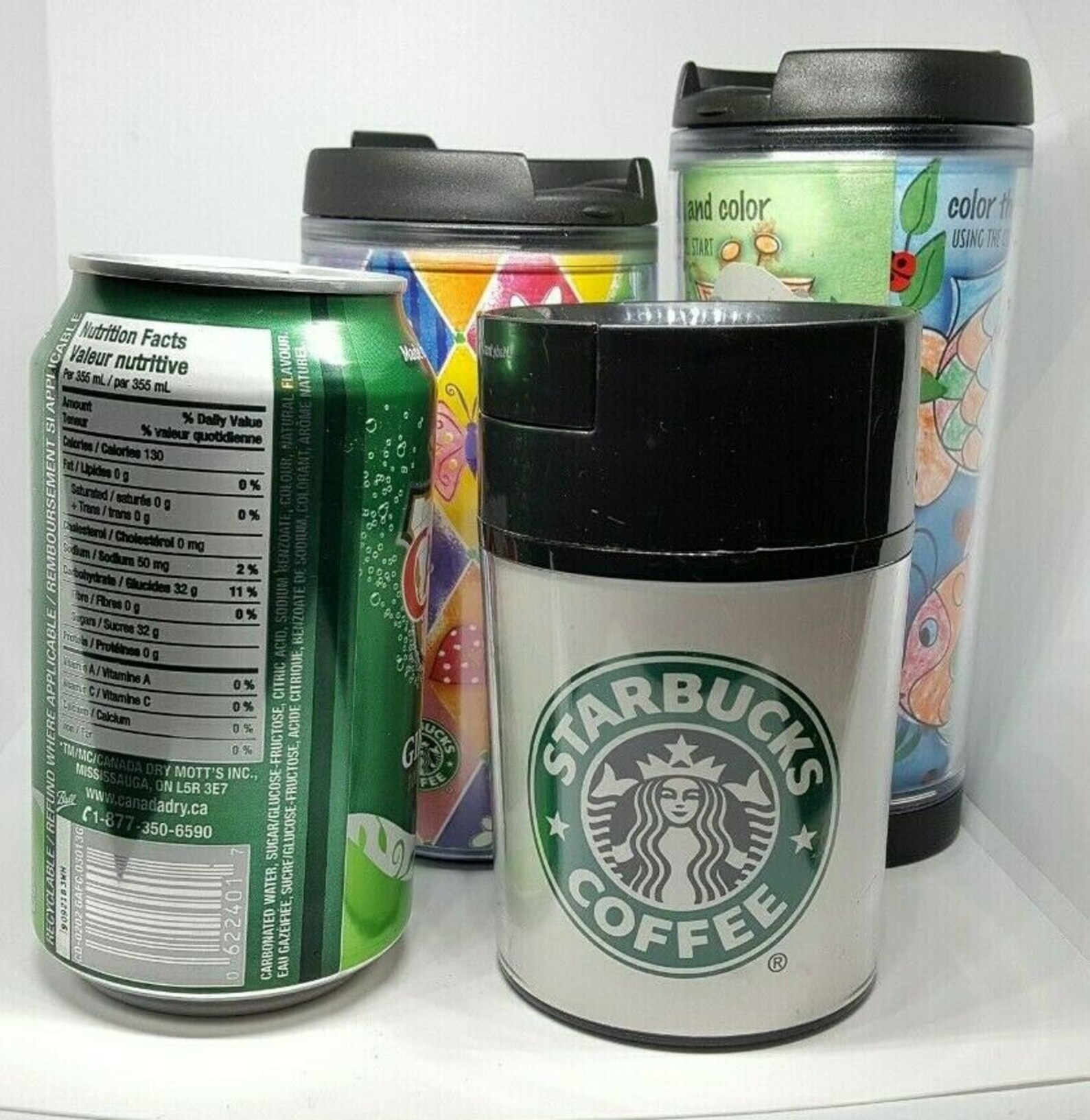 3 x Vintage STARBUCKS 8oz Small Kids Travel Mug Cups 2003 Etsy