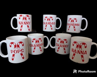 Personalised Candy Cane Mug