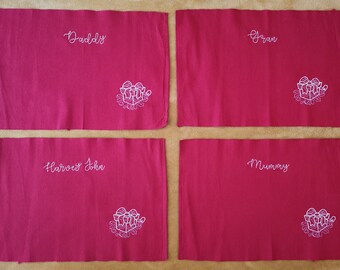 Personalised Christmas Placemats