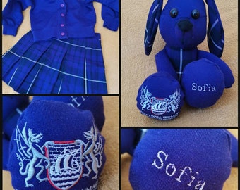 Custom Memory Bunny Keepsake from Loved One's Clothing