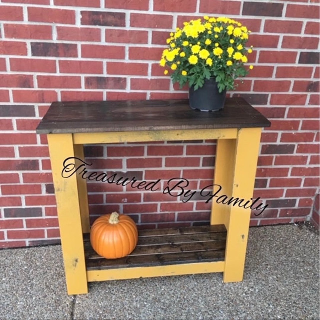 Farmhouse Style Hallway Table Entry Table Etsy