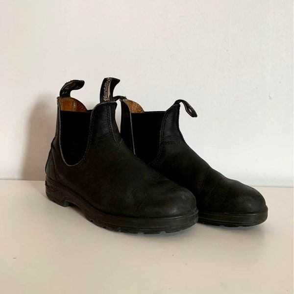 Leather booties 6us