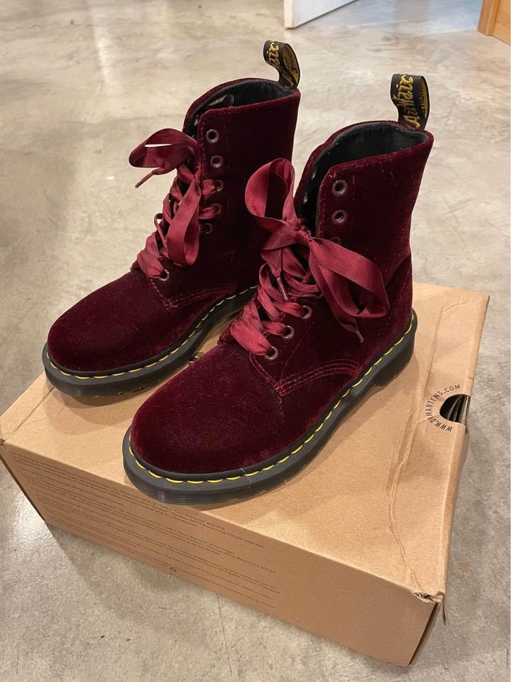 Velvet Dr Martens Size 37 - Etsy Australia