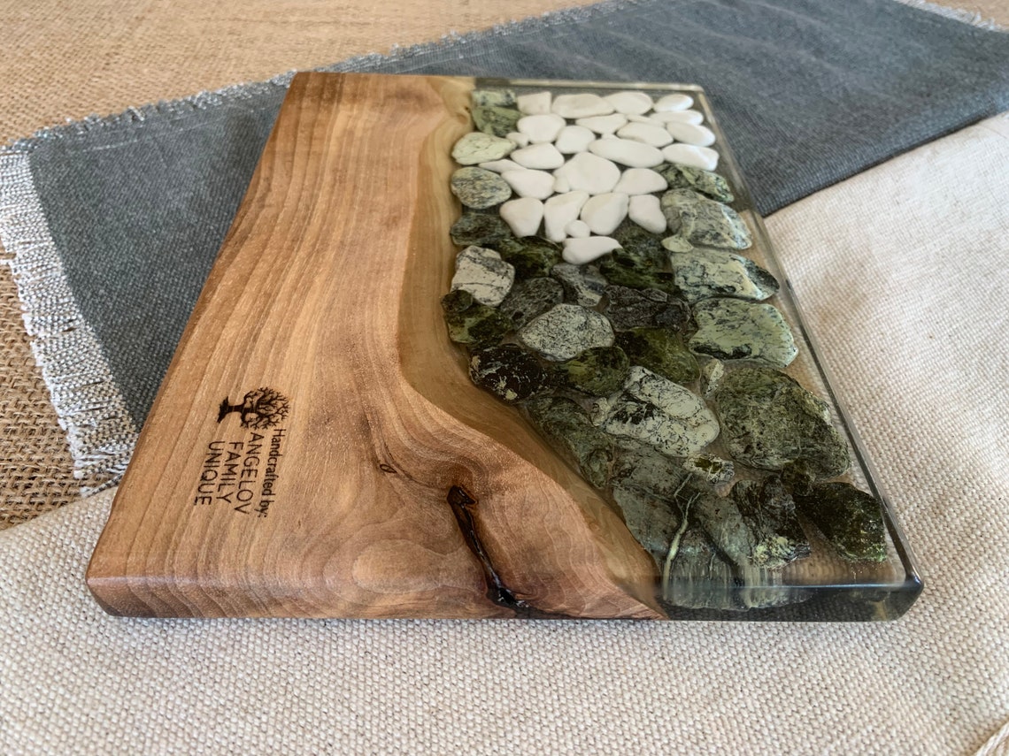 Handmade Wood and Resin Cutting/serving Board Cutting Board Etsy