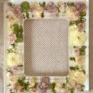 Wedding flowers preservation resin frame/ Picture frame resin Bild 2