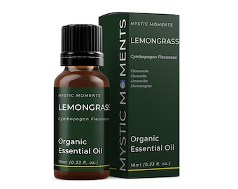 Lemongrass Organic Essential Oil - 100% Pure - 10ml