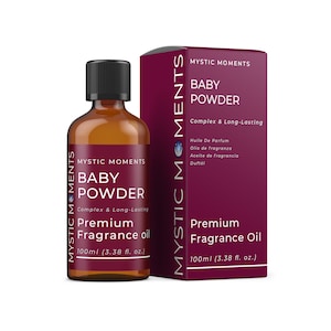 Aceite aromático Mystic Moments / Talco para bebés - 100 ml