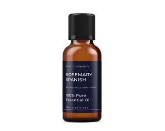 Mystic Moments | Olio essenziale spagnolo Rosemary 500G - Olio puro e naturale per diffusori, aromaterapia e massaggio miscele senza OGM vegano