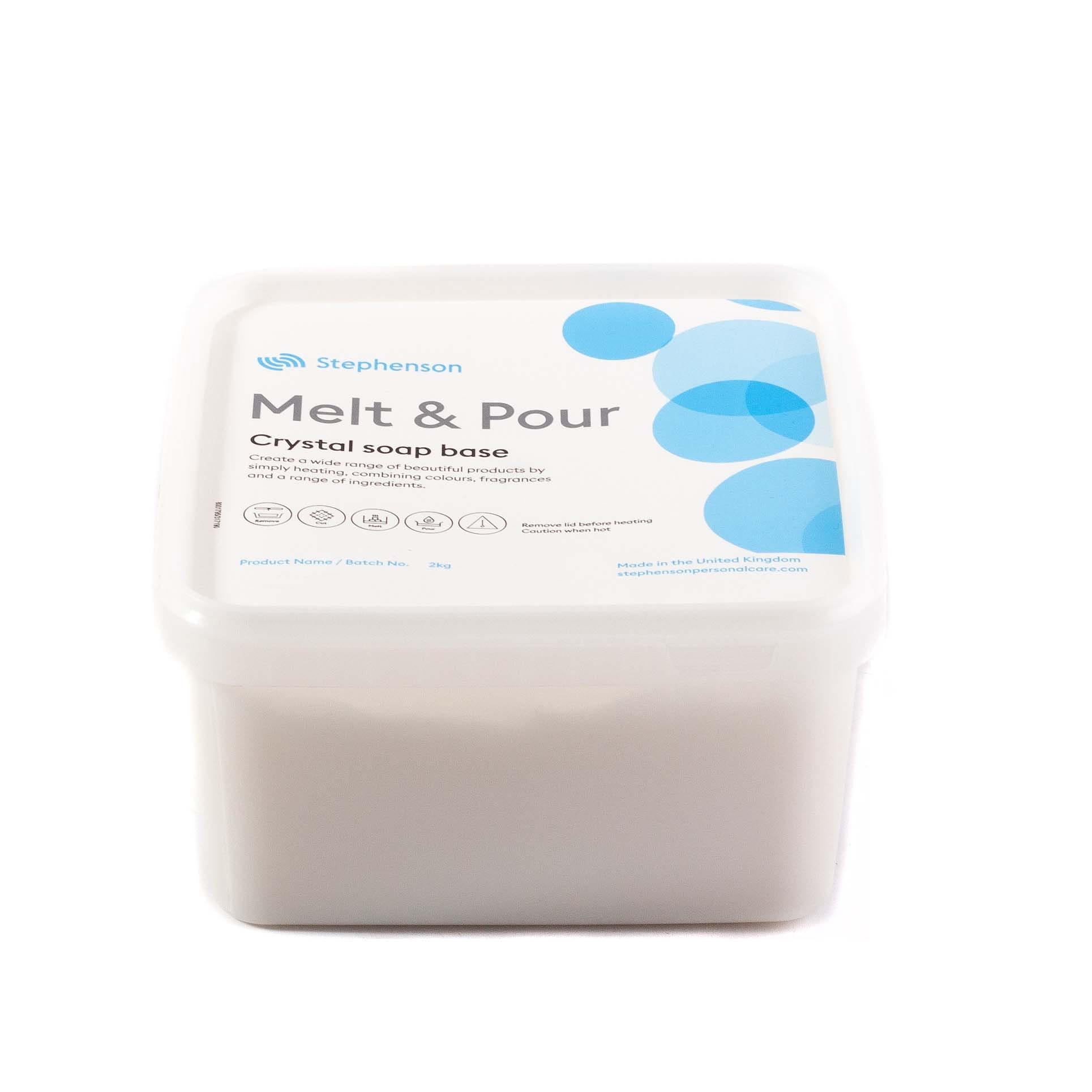 6kg Base de Savon de glycérine Blanc White Opaque, Melt and pour Soap  Base(Fondre et Verser), sans SLS