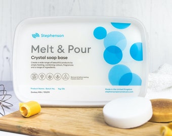 Melt and Pour Soap Base - Donkey Milk - 5Kg (5 x 1Kg Block)