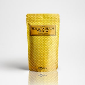 Beeswax Beads Yellow Cosmetic Grade - 100g